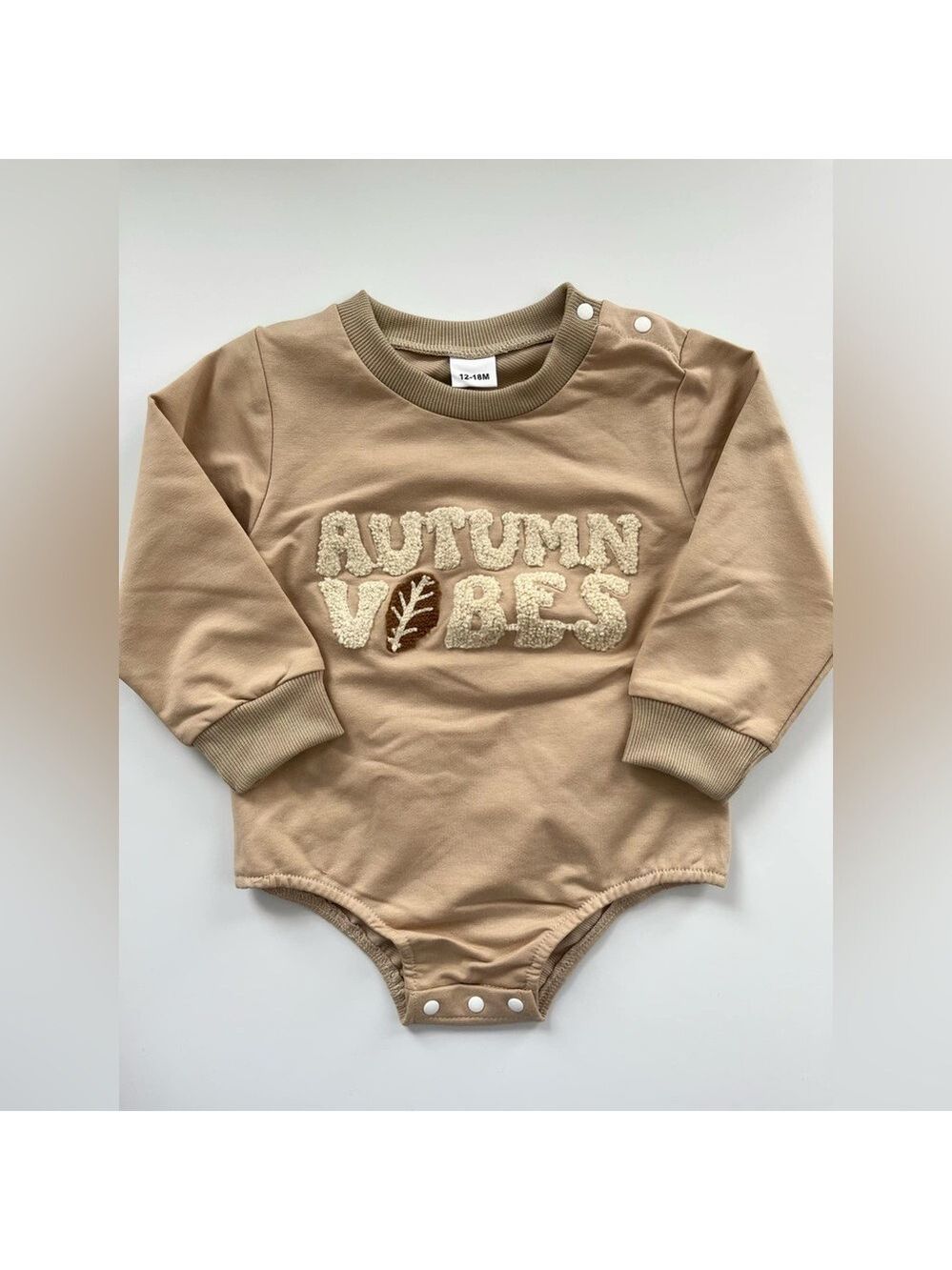 Autumn Vibes Tan Kids One Piece